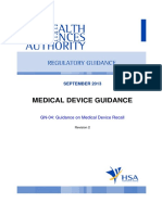 GN-04-R2 - Guidance On Medical Device Recall