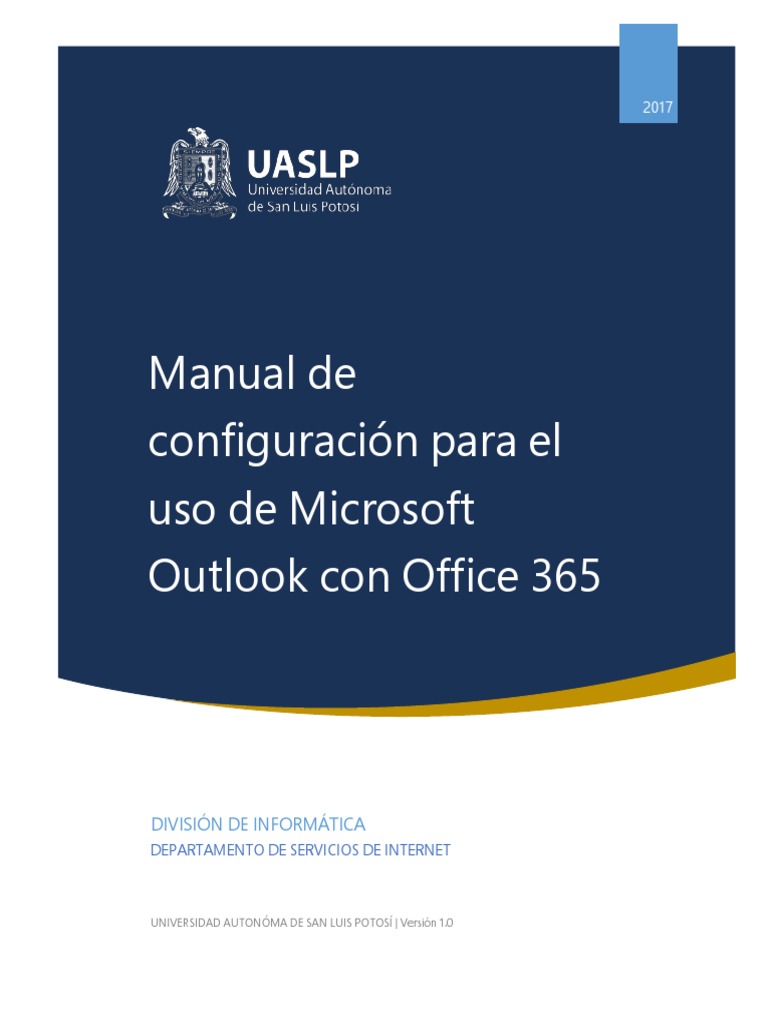 Manual de Configuración de Outlook 365 | PDF | Microsoft Outlook | Mac OS