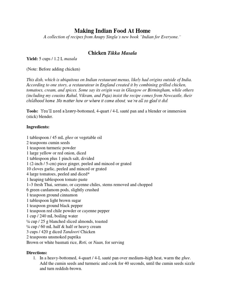 Indian Food Recipes | PDF | Indian Cuisine | Teaspoon