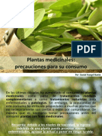 Daniel Rangel Barón: Plantas Medicinales: Precauciones para Su Consumo