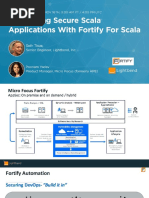 Developing Secure Scala Applications With Fortify For Scala 