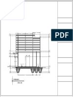 Floor plan layout with room dimensions and elevations