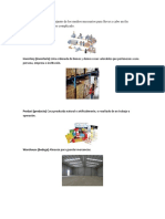 Logística, inventario, productos y transporte