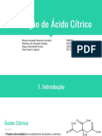 Apresentação Ácido Cítrico