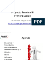 Proyecto Terminal II Segunda Sesion