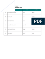 Venture Capital Database V7 Sample