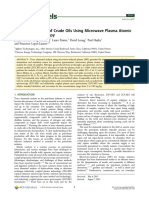 Elemental Analysis of Crude Oils