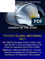 Toyota Strategies and Initiatives in Europe: Launch of The Aygo
