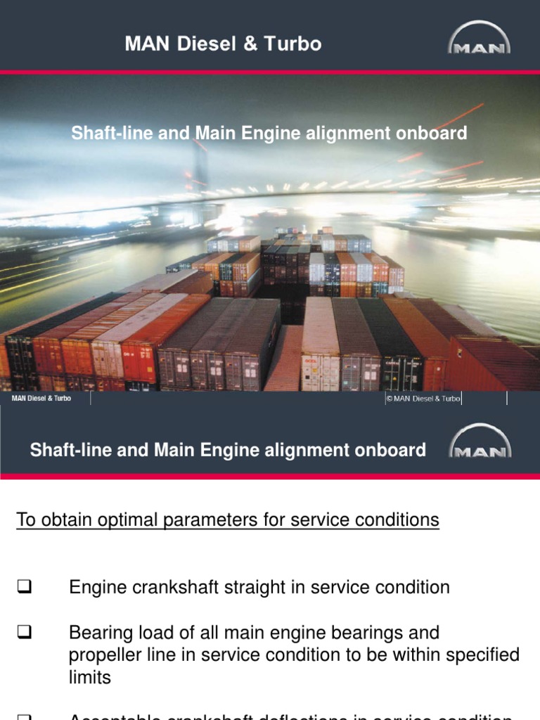 Marine Engine Alignment Procedures | PDF | Engineering Tolerance | Engines