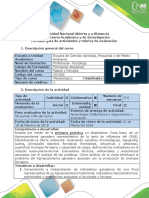 Guía  deactividades y rubrica de evaluación - Paso 2-H Diagnostico Linea Base