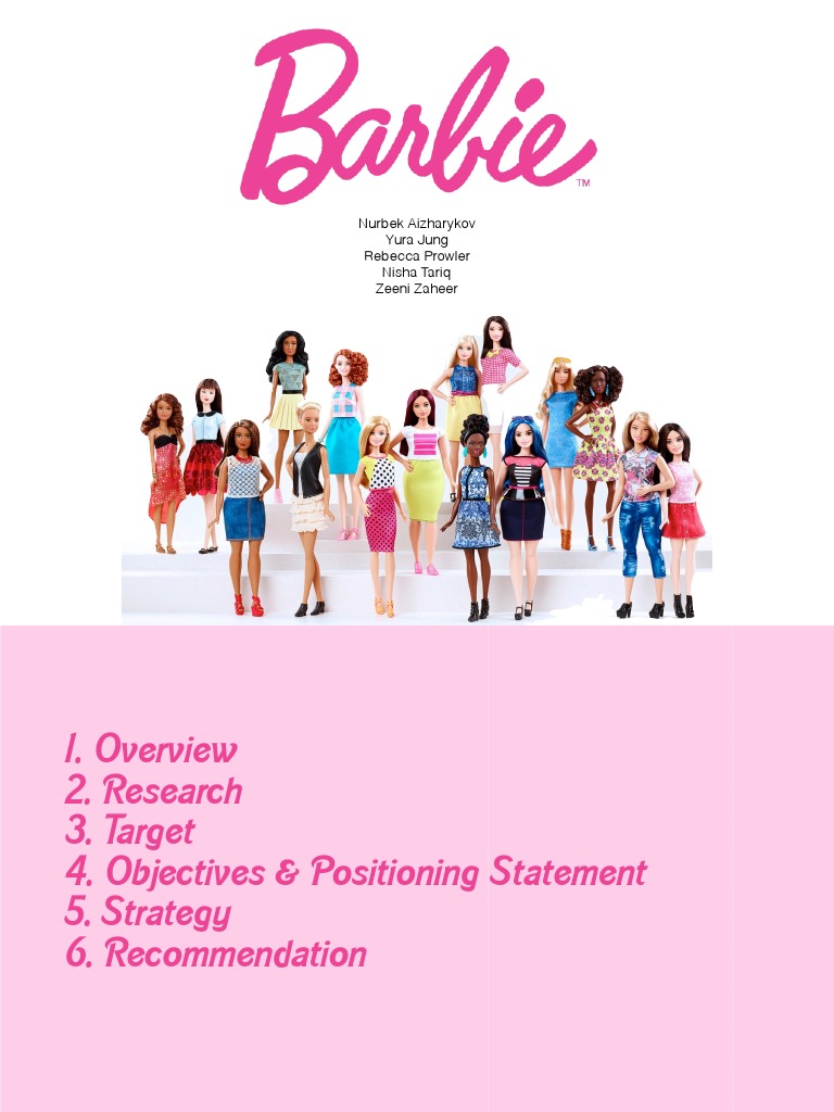 Barbie Market Research Presentation Barbie