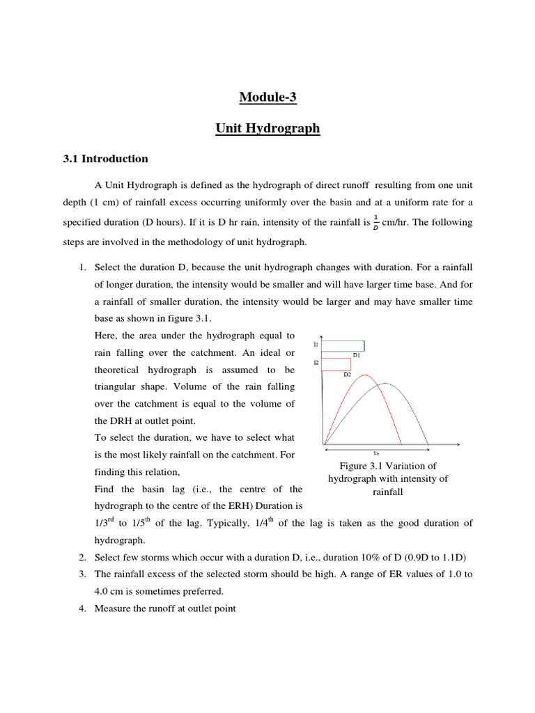 Understanding Unit Hydrograph Methods | PDF | Teaching Mathematics ...