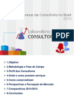 Perfil Das Empresas de Consultoria No Brasil 2015