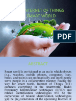 Green Internet of Things For Smart World: Y. Mani Kiran Kumar