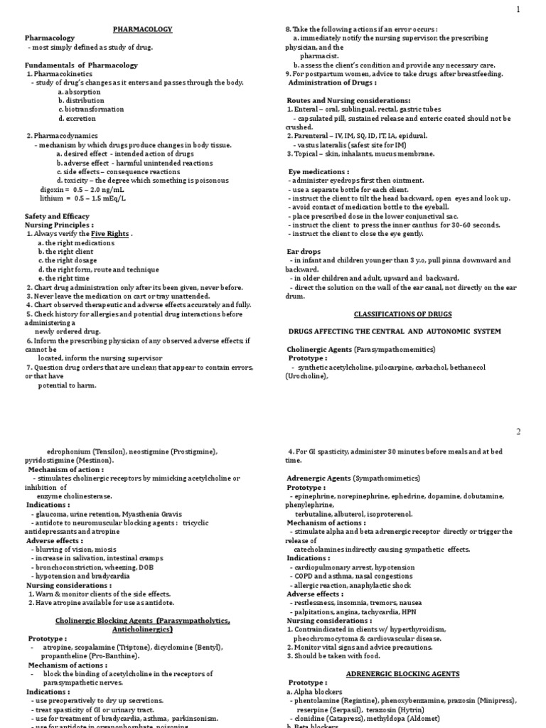 Pharmacology Doc Analgesic Opioid