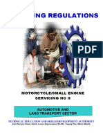 Motorcycle Small Engine Servicing NC II