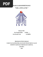Download Makalah Kosmetologi Gel Anti Acne by Lita Nuradri Yani SN373509493 doc pdf