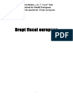 Drept Fiscal European