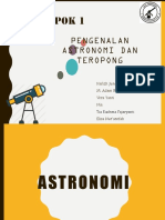 Astronomi Dan Teropong