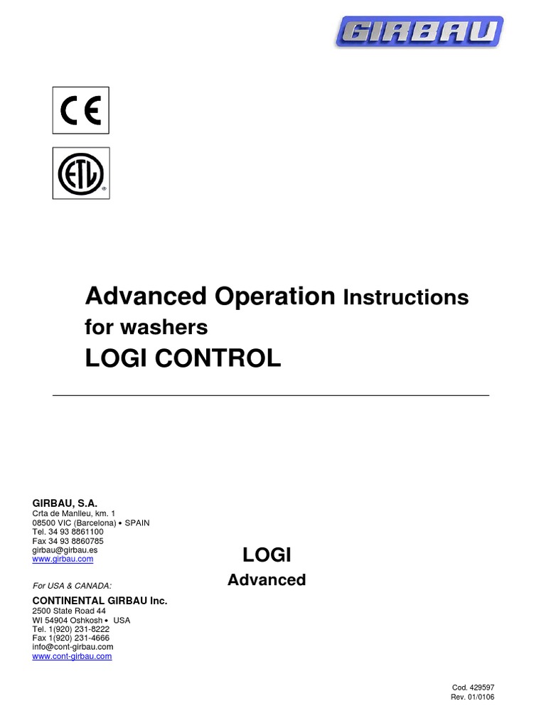 Advanced Washer Operation Guide | PDF | Menu (Computing) | Washing Machine