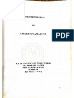 Lagged Pipe Experiment Lab Manual