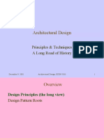 Architectural Design: Principles & Techniques A Long Road of History