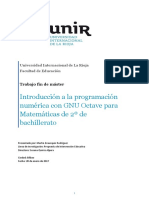 Introduccion A La Programacion Numerica Con GNU Octave - Matematica 2do