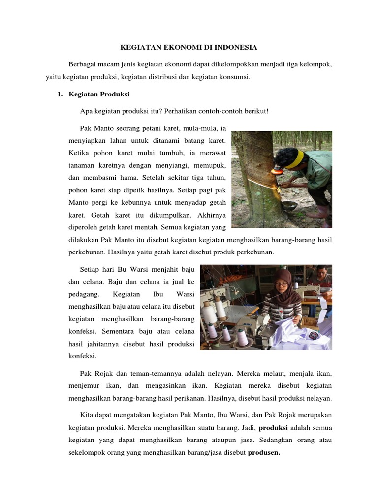 Semua Kegiatan Yang Menghasilkan Barang Dan Jasa Disebut Rasanya