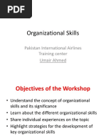 Organizational Skills: Pakistan International Airlines Training Center Umair Ahmed