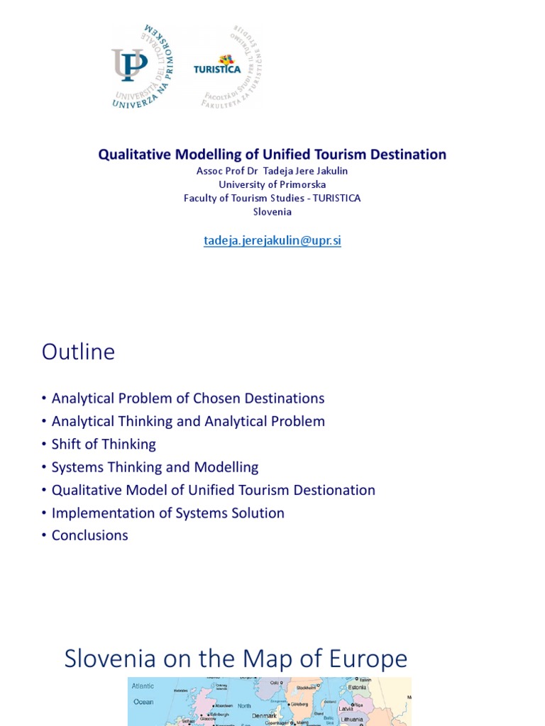 Unified Tourism Destination Model Analysis | PDF | Tourism | Croatia