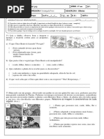 Avaliação de ciências 4º ano 1ª etapa 2018