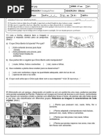 Avaliação de ciências 4º ano 1ª etapa 2018