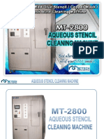 mt-2800 aqueous stencil cleaning machine
