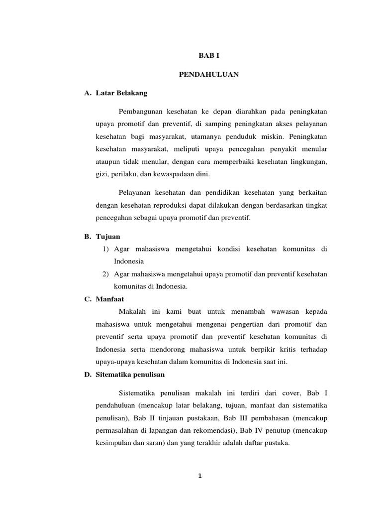 Makalah Keperawatan Komunitas Kelompok 1