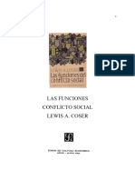 Coser Lewis Las Funciones Del Conflicto Social