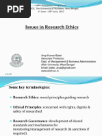 Issues in Research Ethics