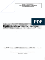 1 CoursOptimisationMath PDF