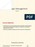 Strategic Management: Session - 1