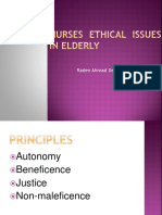 Ethical Issues in Elderly for Nurses