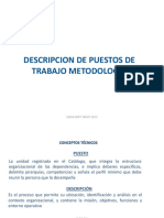 Sesion Nro. 3 Metodologia Descriptivo de Puestos