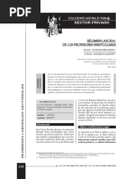 Régimen Laboral de Los Profesores Particualares