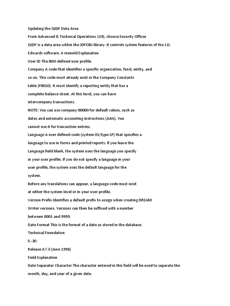 As400 JDE | PDF | Library (Computing) | Database Transaction