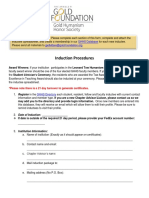 Induction Procedure Form 2017