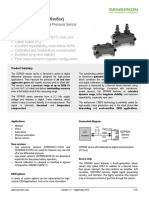 Sensirion Differential Pressure SDP600series Datasheet V1.7 PDF