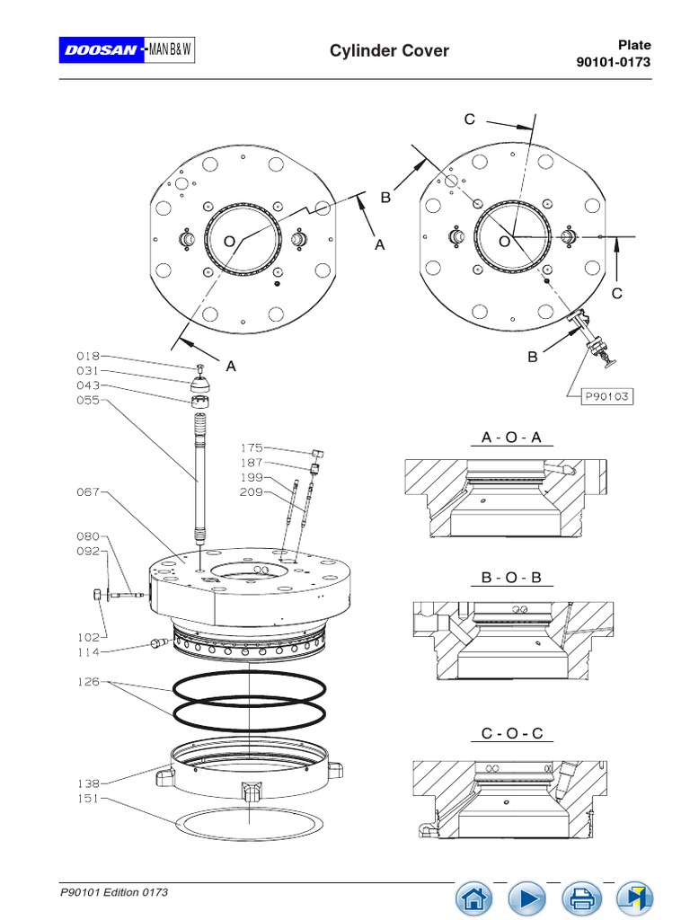 Man B&W Man B&W: Cylinder Cover | PDF