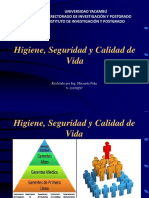 Higiene, Seguridad y Calidad de Vida