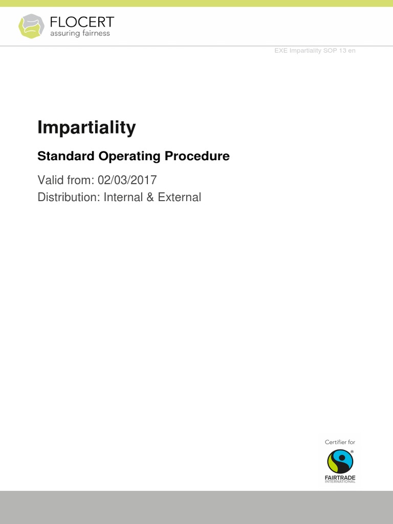 Impartiality en | PDF | Audit | Risk