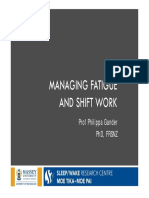 Managing Fatigue - Prof Philippa Gander