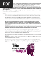 Día Internacional de La Mujer