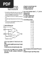 Digital Logic - Midterm Exam Universidad Del Norte, 2018-10 Winston S. Percybrooks, PHD